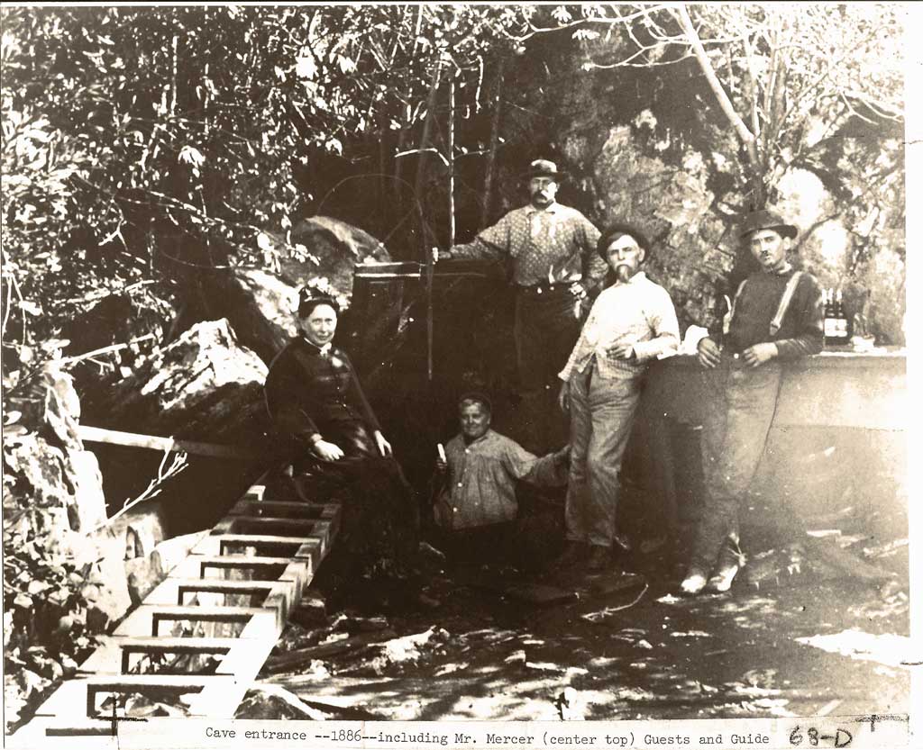 Mercer Caverns historic photo