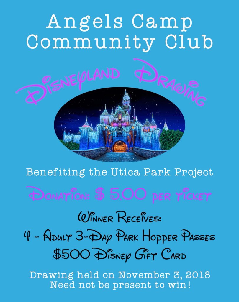 Jason Eady, Utica Park Raffle, Angels Camp Community Club