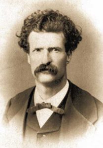 Mark Twain - author of the Celebrated Jumping Frog