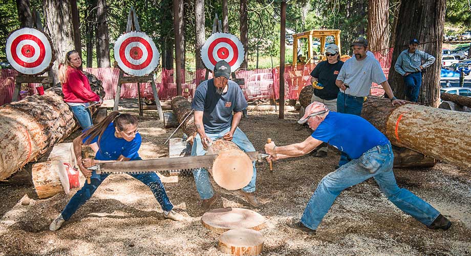 Sierra Nevada Logging Jamboree - fun for the whole family