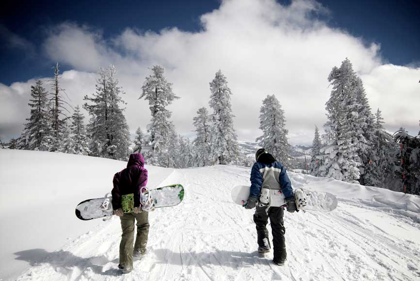 Bear Valley Mountain -snowboards