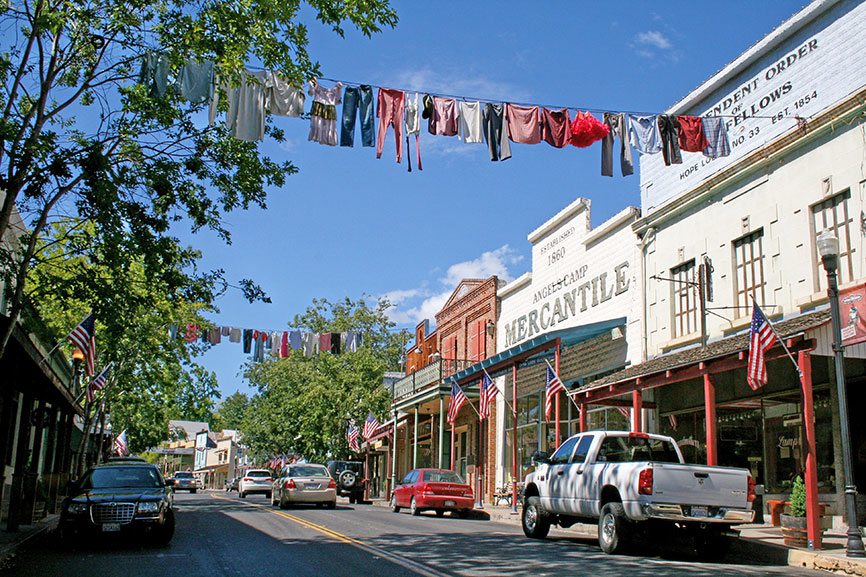 Historic downtown Angels Camp by Carol Richardso