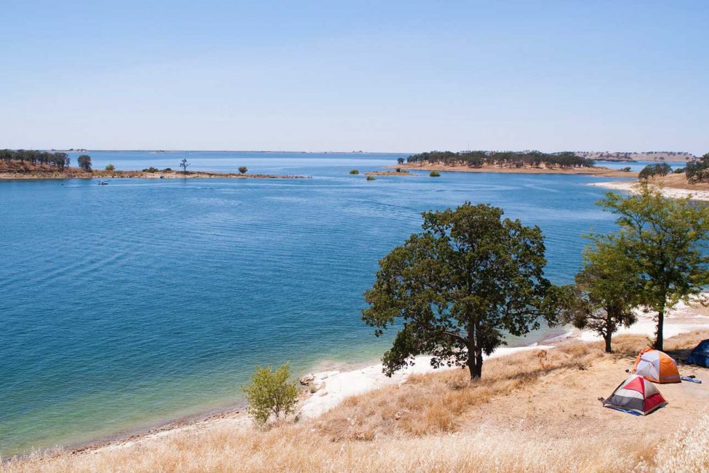 Lake Camanche tent camping