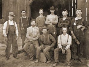 Miners from the Utica Mine