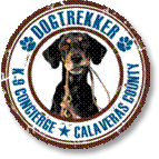 dog trekker Calaveras County