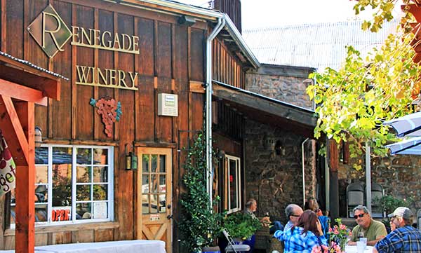 Lunch at Renegade Winery