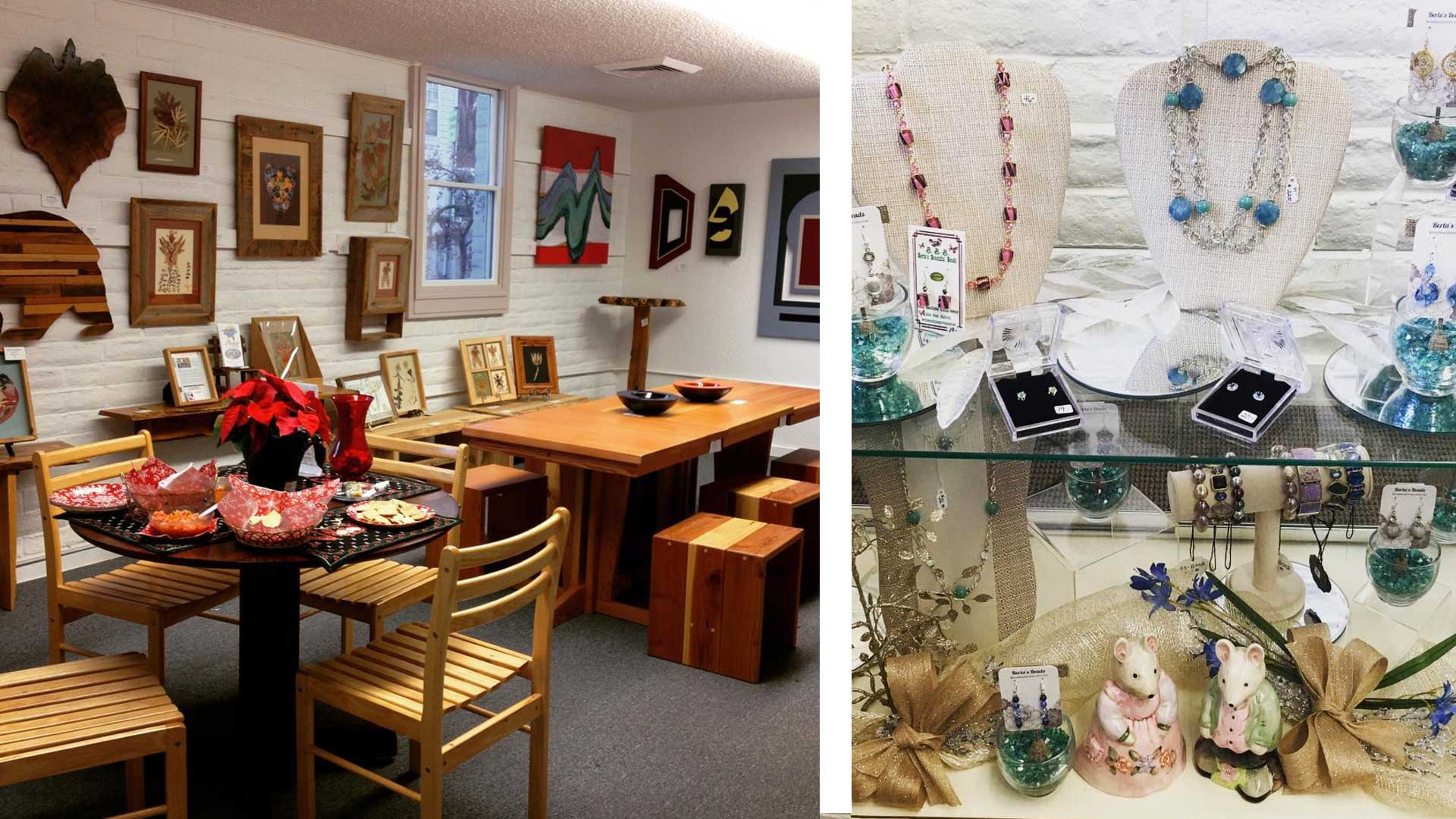 Manzanita Arts Emporium furniture & jewelry