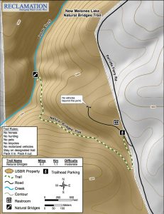 Natural Bridges trail map