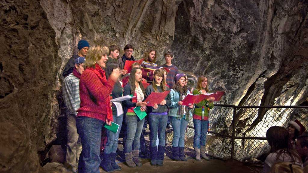 Festivals & Events: Caroling in the Cave at Moaning Cavern