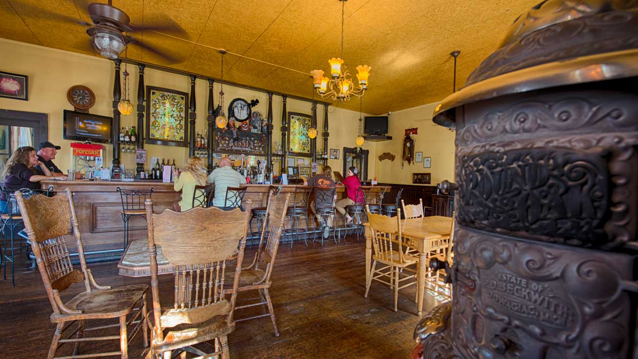 The Hotel Leger whitewater saloon