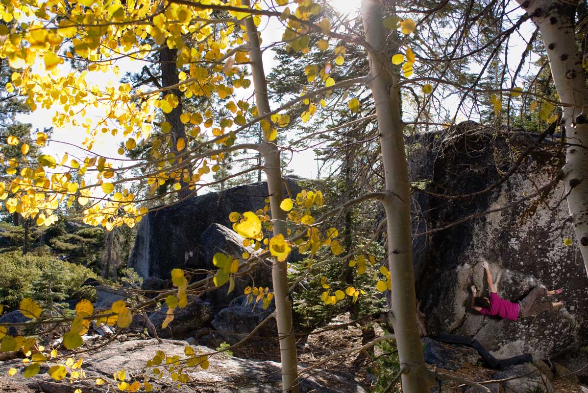 Fall colors: Big Meadow bouldering | Jason B Smith