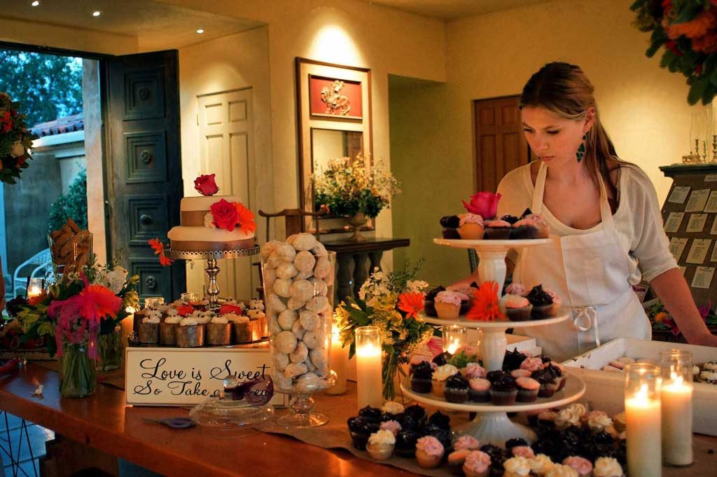 Lila and Sage Wedding Cakes