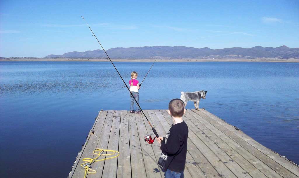 Salt Spring Valley Reservoir fishing, boating & campgrounds