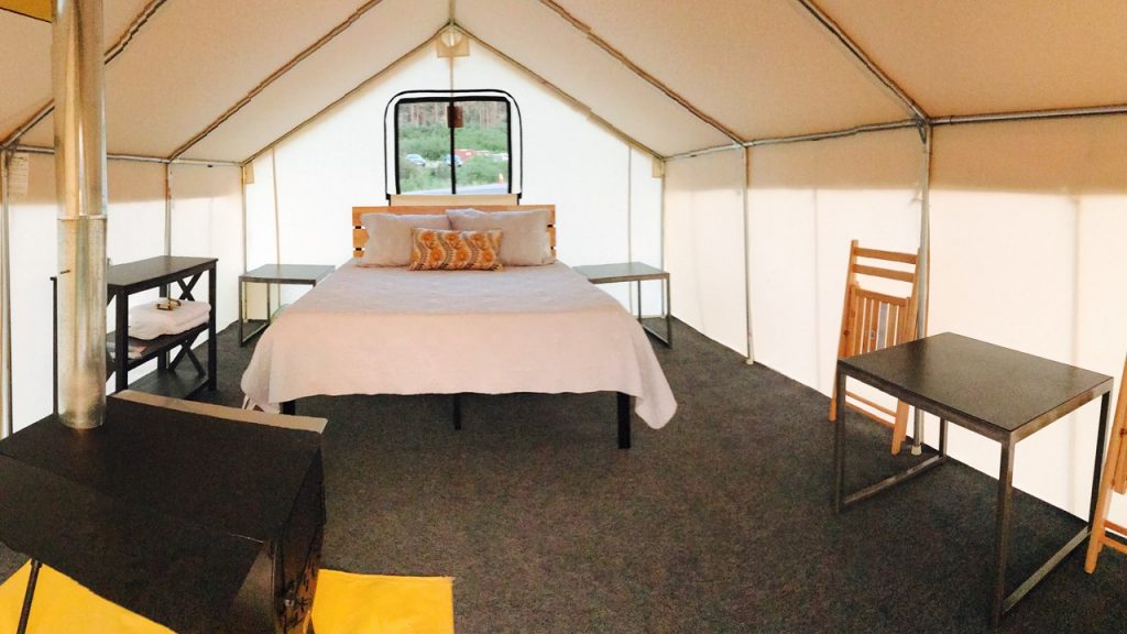 Bear Valley Glamping interior