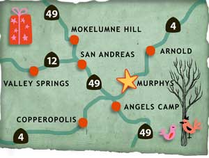 Murphys holiday shopping map