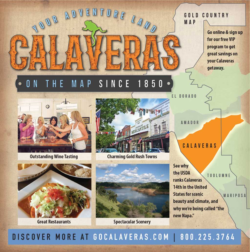 Calaveras Visitors Bureau SF Chronicle ad