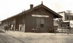 Valley Springs train depot