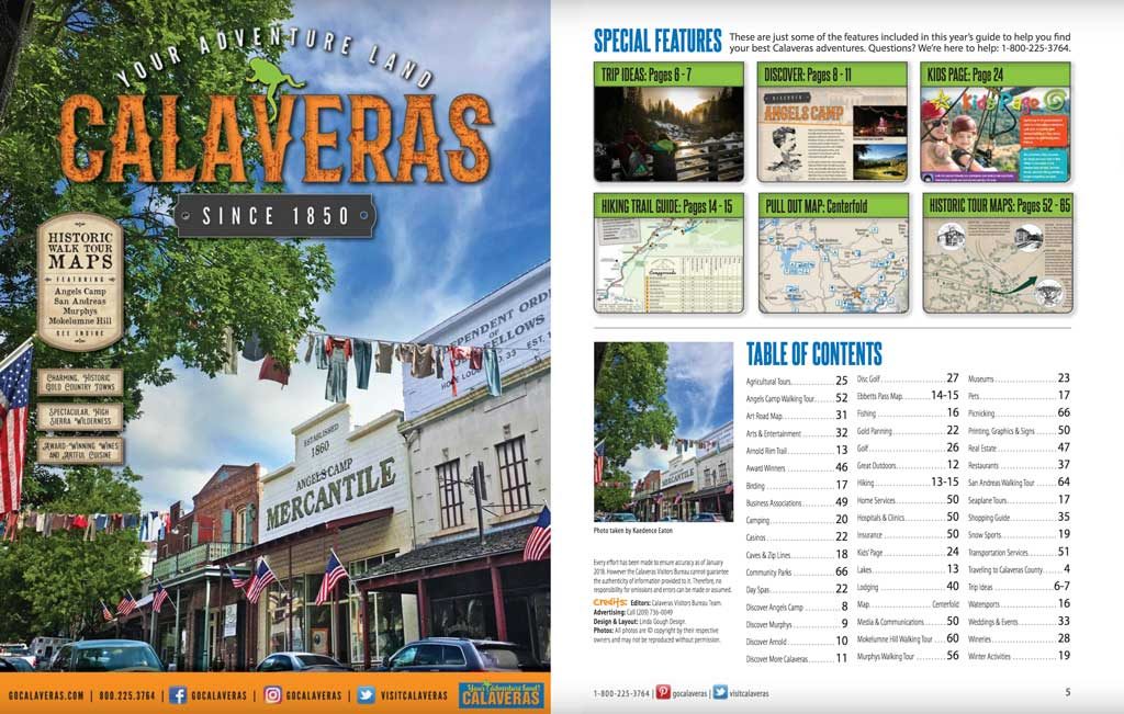 2018 open Calaveras Visitors Guide