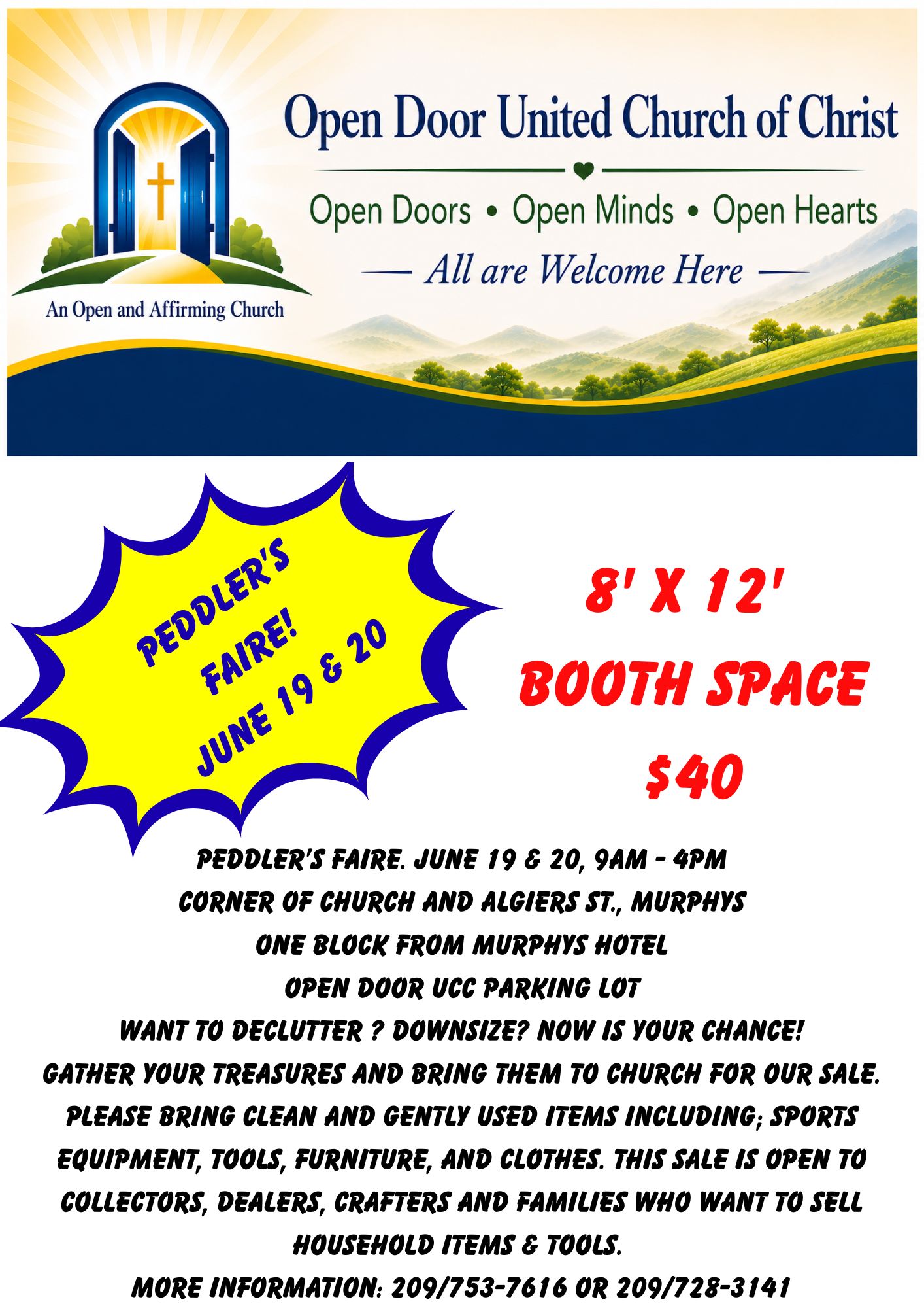 Murphys Peddler’s Faire — event poster