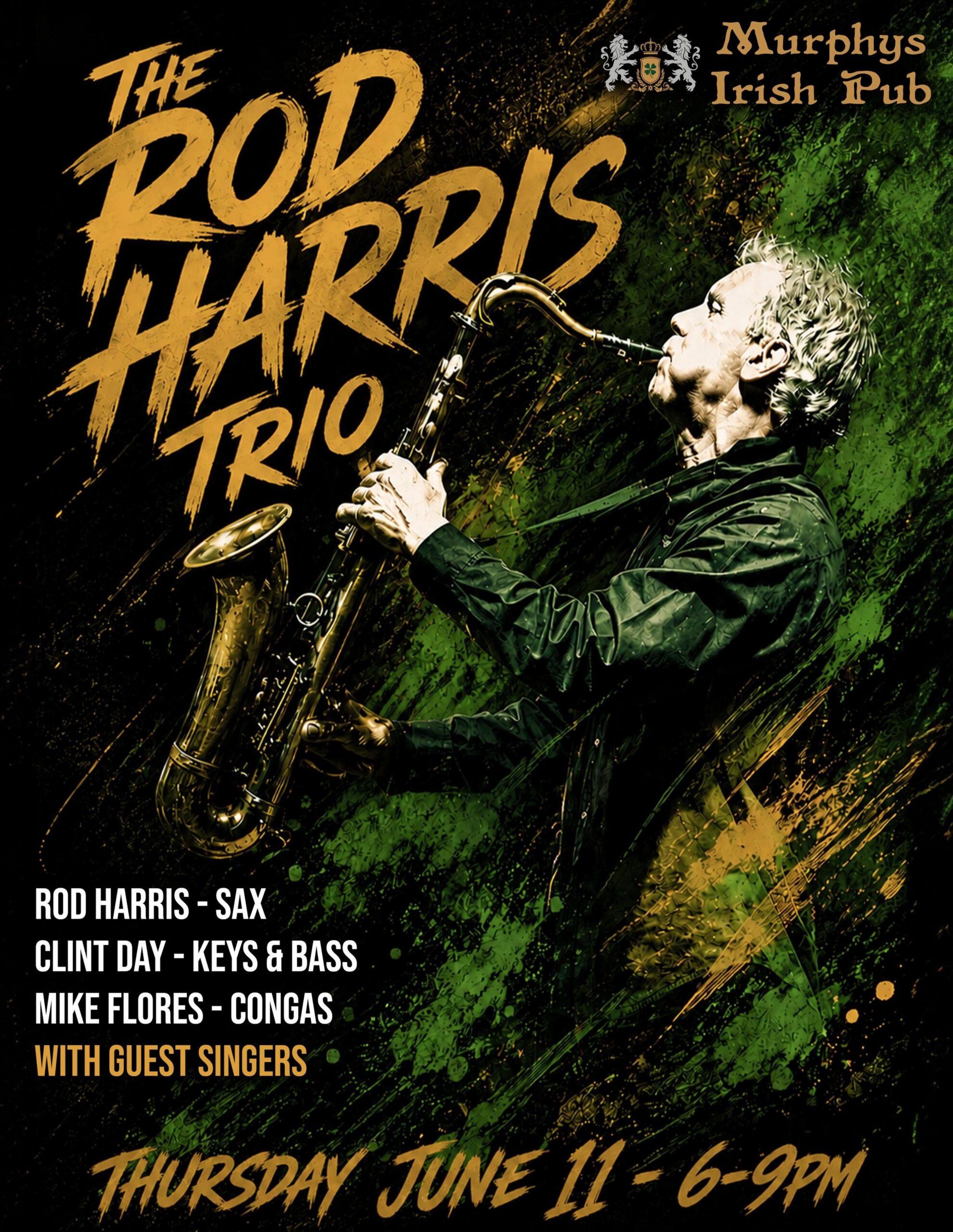 Live Music @ Murphy’s Irish Pub — event poster
