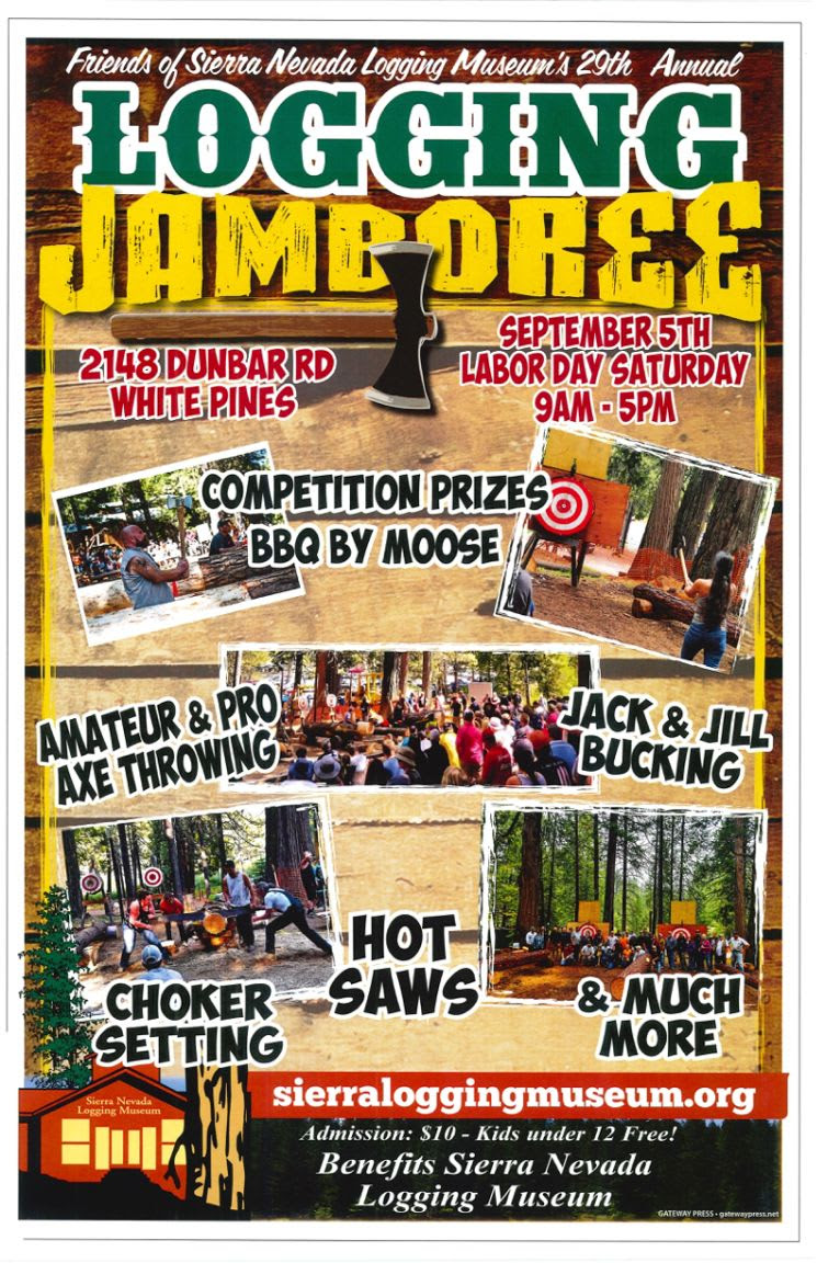 29th Annual Logging Jamboree — event poster