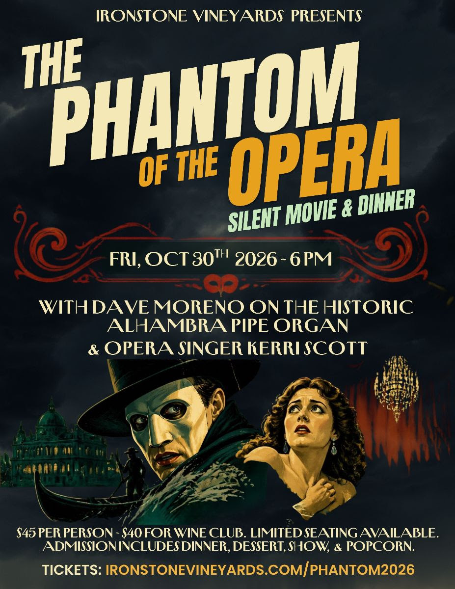 Phantom of the Opera — event poster