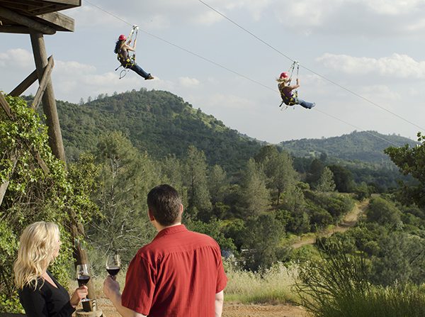 Zip Lines at Moaning Cavern Adventure Park