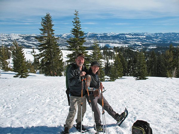 Snowshoeing at Bear Valley Mountain