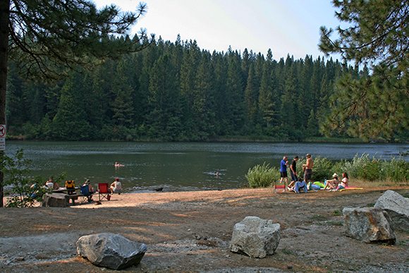 White Pines Lake Beaches